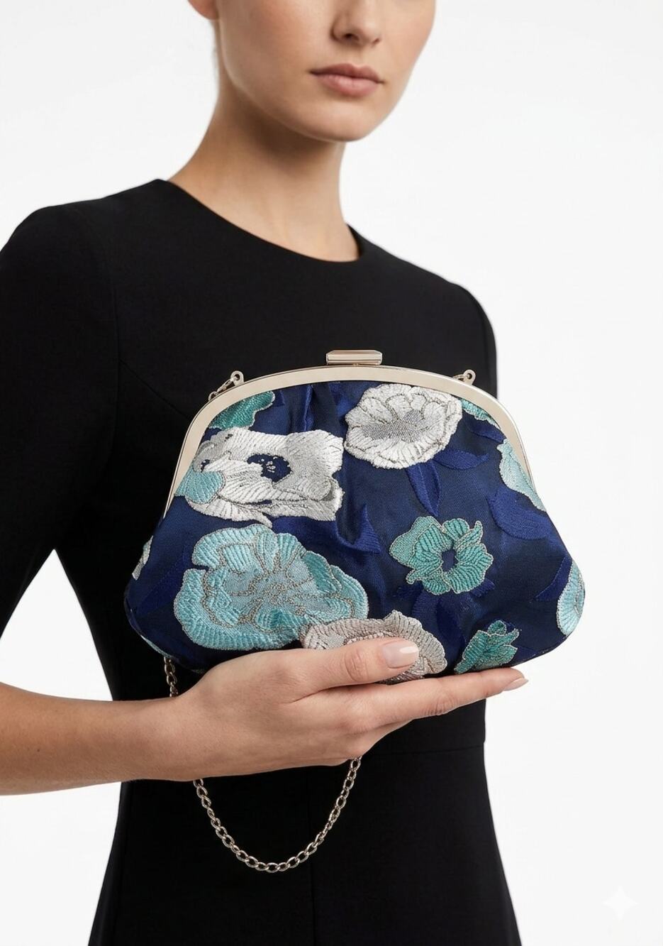 Mini Floral Print Handbag by Nina